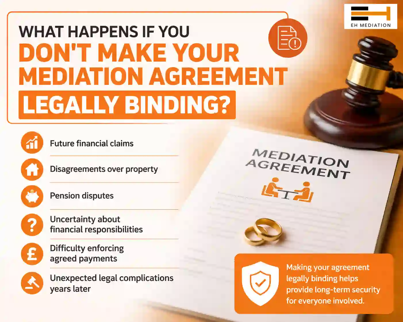 What Happens If You Don't Make Your Mediation Agreement Legally Binding Market Rasen?